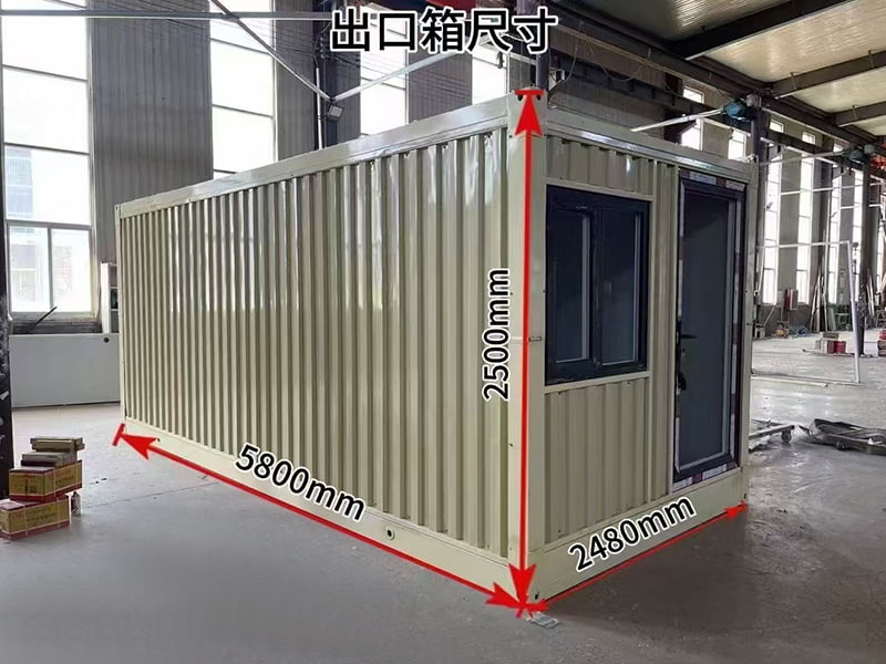 Malaking Corrugated Folding Container Room