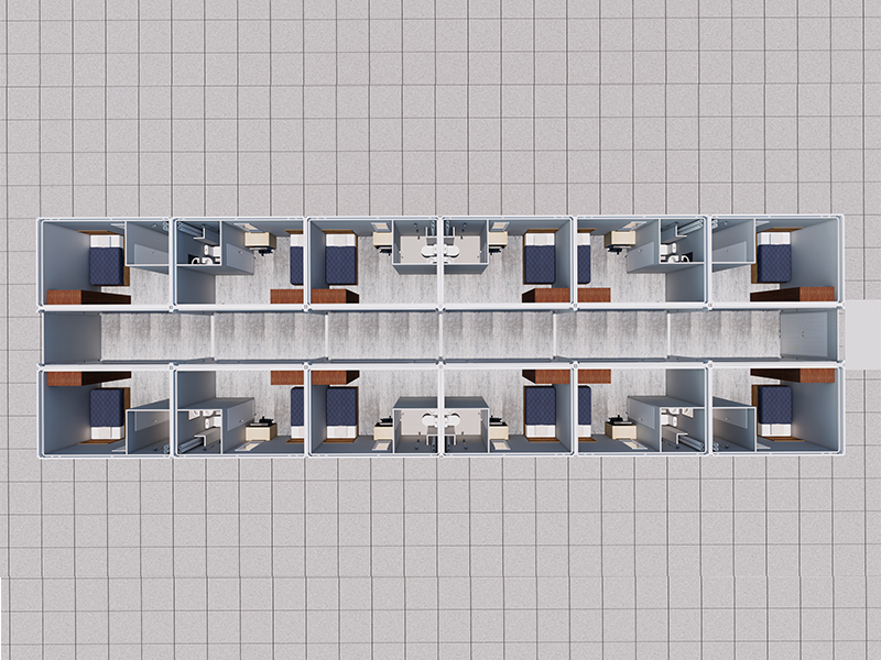 Korean Employee Dormitory Quick Shared Container Room